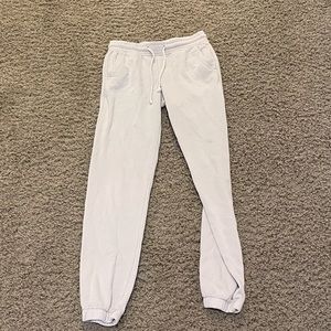 Cream sweatpants
